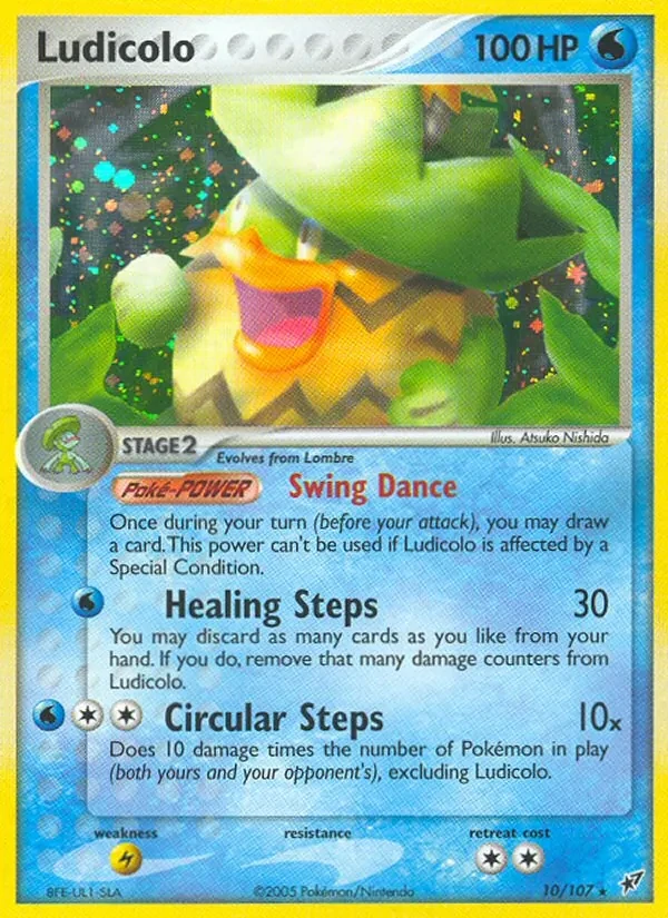 Ludicolo 10/107 Deoxys Pokémon card