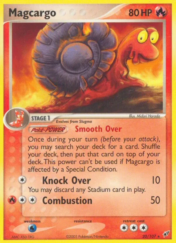 Magcargo 20/107 Deoxys Pokémon card