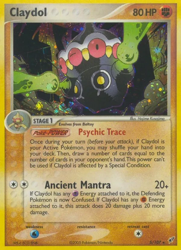Claydol 5/107 Deoxys Pokémon card