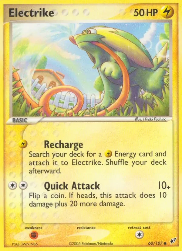 Electrike 60/107 Deoxys Pokémon card