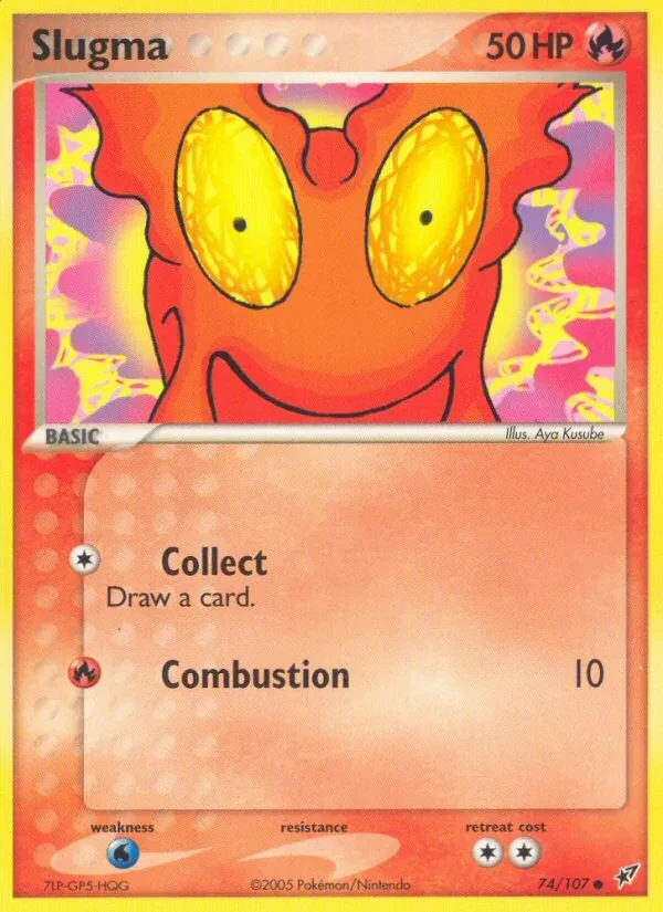 Slugma 74/107 Deoxys Pokémon card