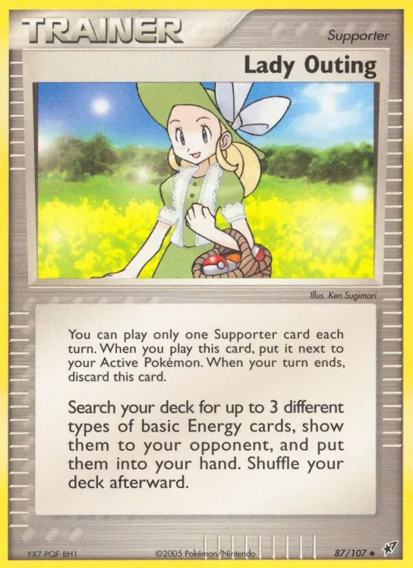 Lady Outing 87/107 Deoxys Pokémon Karte