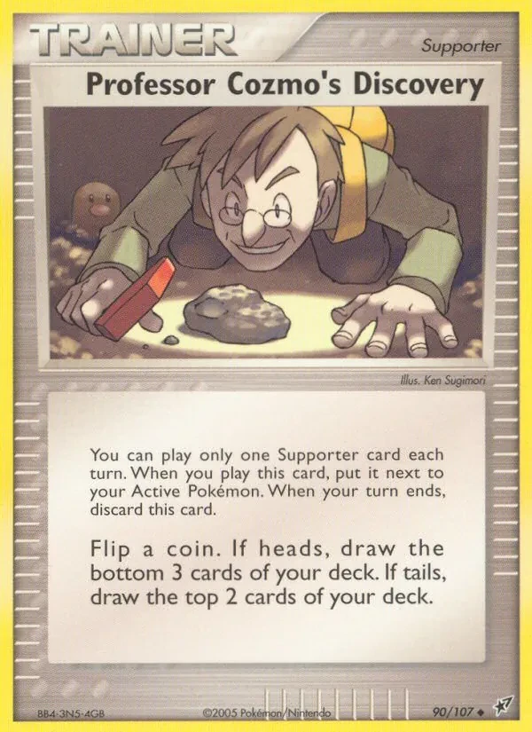 Professor Cozmo's Discovery 90/107 Deoxys Pokémon card