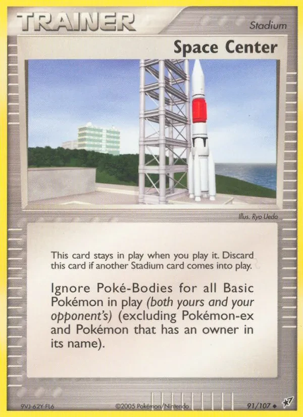 Space Center 91/107 Deoxys Pokémon card