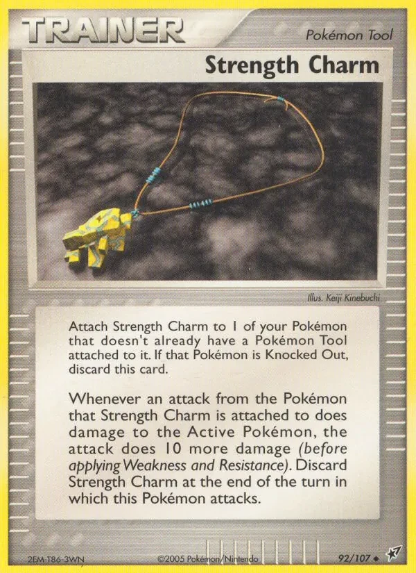 Strength Charm 92/107 Deoxys Pokémon card