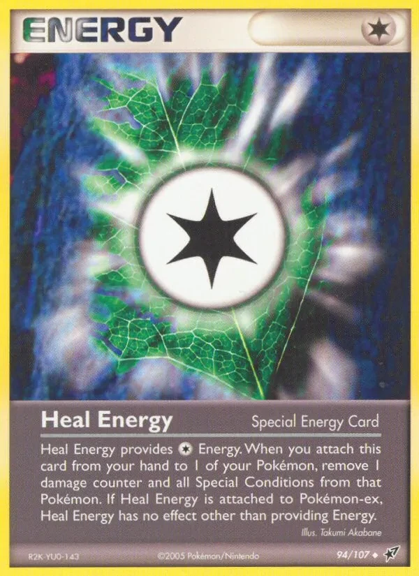 Heal Energy 94/107 Deoxys Pokémon card