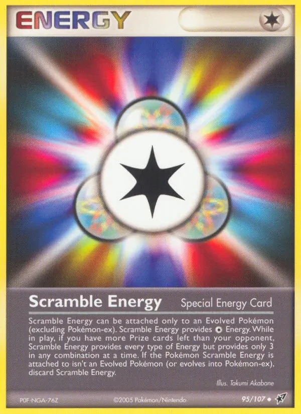 Scramble Energy 95/107 Deoxys Pokémon card