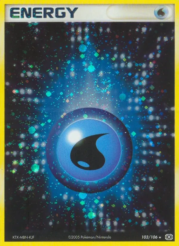 Water Energy 103/106 Emerald Pokémon card