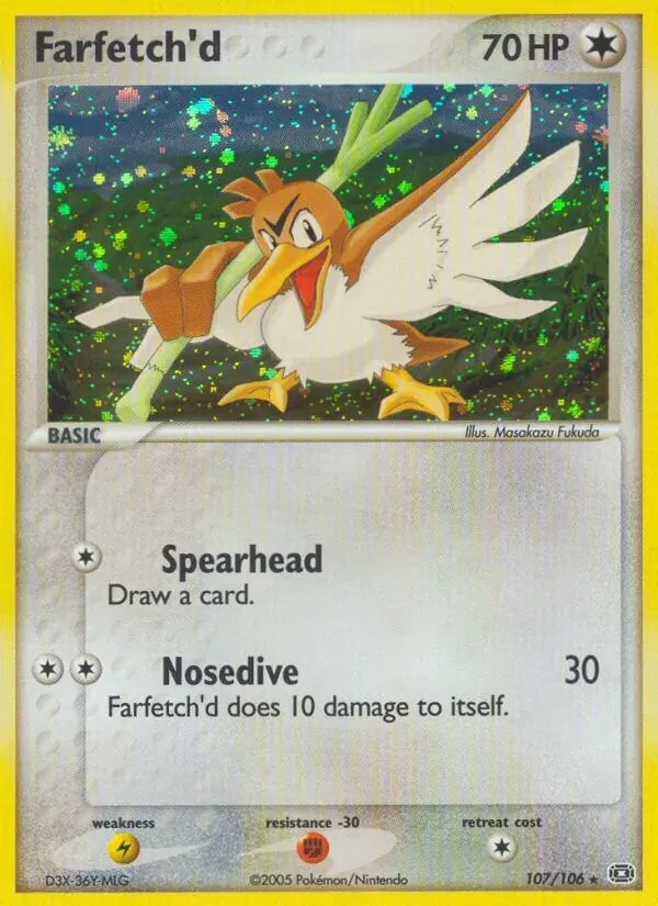 Farfetch'd 107/106 Emerald Pokémon card