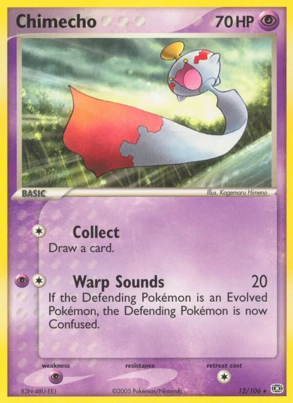 Chimecho 12/106 Emerald Pokémon card