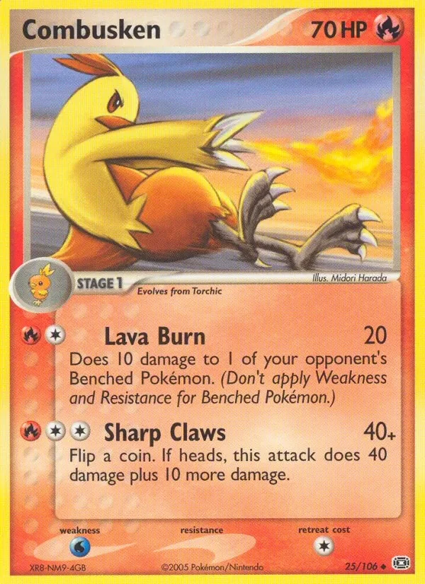 Carte Pokémon Combusken 25/106 Emerald