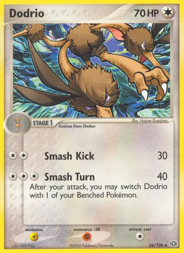 Dodrio 26/106 Emerald Pokémon card