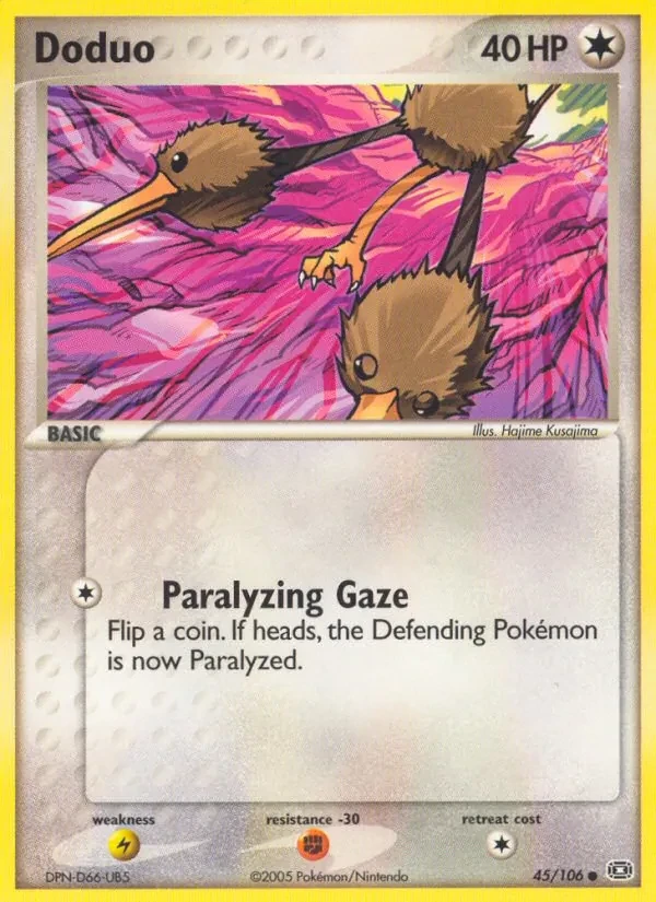 Carta Pokémon Doduo 45/106 Emerald