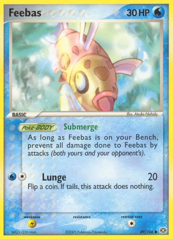 Carta Pokémon Feebas 49/106 Emerald