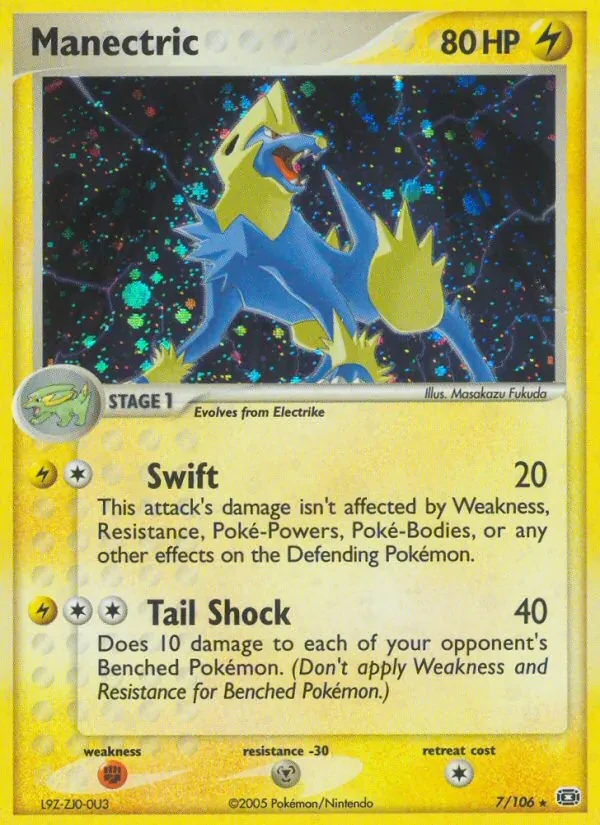 Manectric 7/106 Emerald Pokémon card