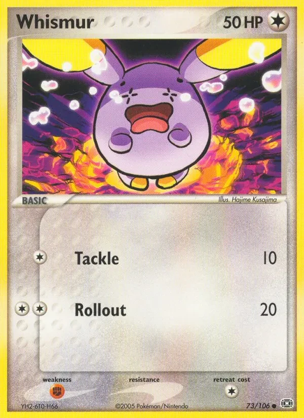 Whismur 73/106 Emerald Pokémon card