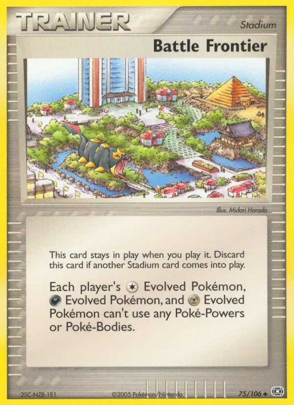 Battle Frontier 75/106 Emerald Pokémon Karte