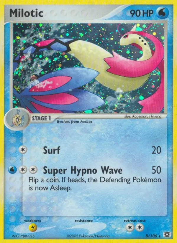 Milotic 8/106 Emerald Pokémon card