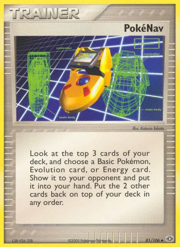 PokéNav 81/106 Emerald Pokémon card