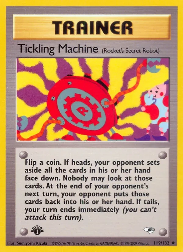 Tickling Machine 119/132 Gym Heroes Pokémon card