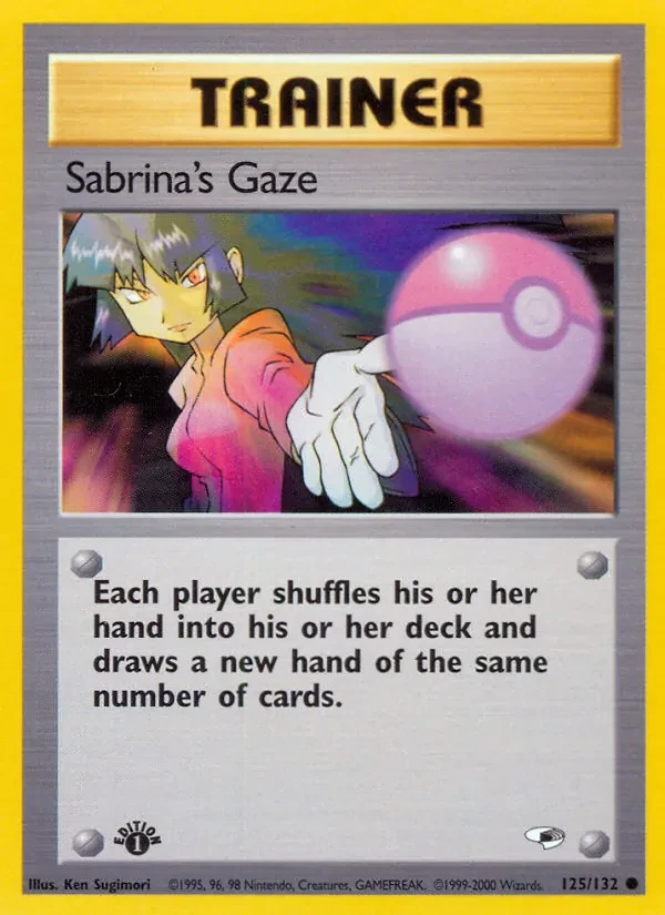 Sabrina's Gaze 125/132 Gym Heroes Pokémon Karte