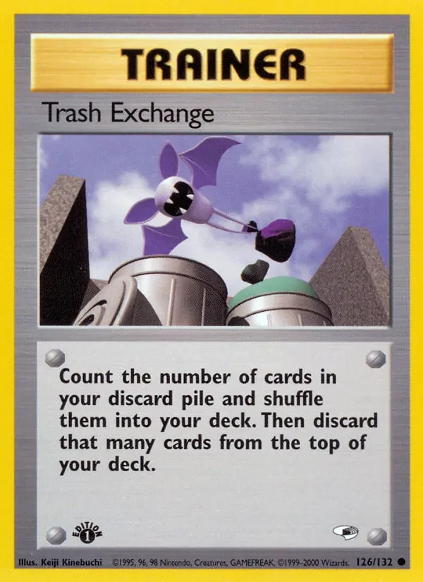 Trash Exchange 126/132 Gym Heroes Pokémon card