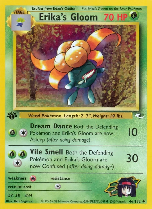 Carte Pokémon Erika's Gloom 46/132 Gym Heroes