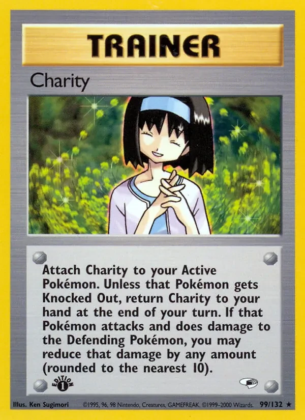 Charity 99/132 Gym Heroes Pokémon Karte