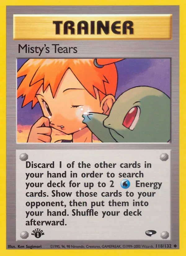 Carte Pokémon Misty's Tears 118/132 Gym Challenge