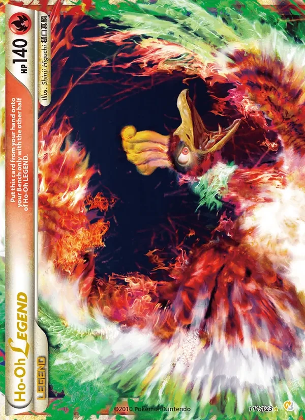 Carta Pokémon Ho-Oh LEGEND 111/123 HeartGold SoulSilver