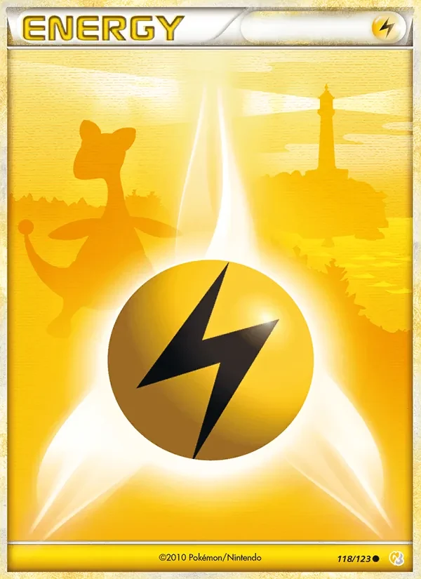 Lightning Energy 118/123 HeartGold SoulSilver Pokémon Karte