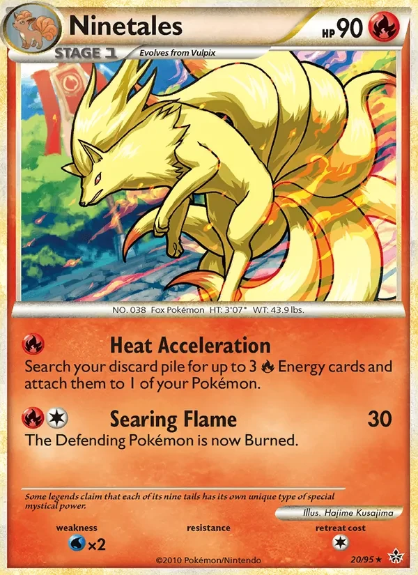 Ninetales 20/95 Unleashed Pokémon card