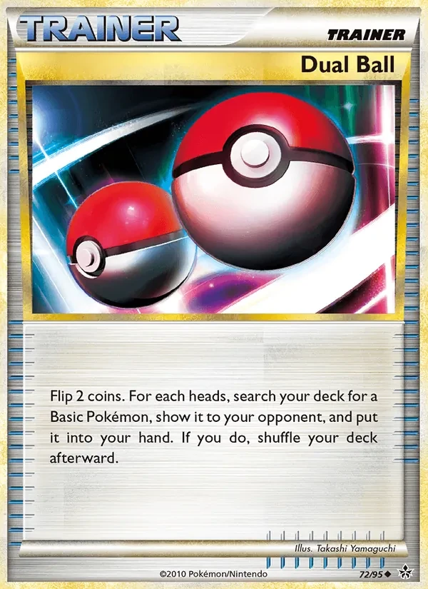 Dual Ball 72/95 Unleashed Pokémon card