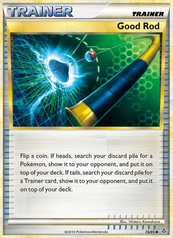 Good Rod 76/95 Unleashed Pokémon card