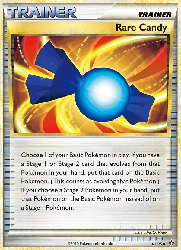 Rare Candy 82/95 Unleashed Pokémon card