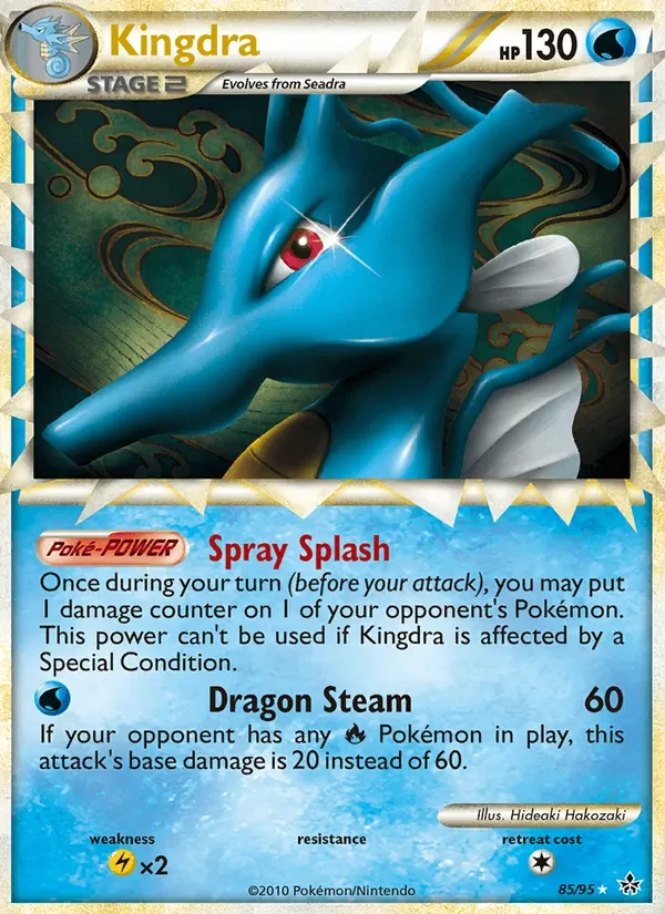 Kingdra 85/95 Unleashed Pokémon Karte