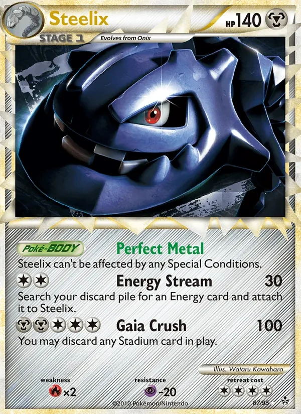 Steelix 87/95 Unleashed Pokémon card