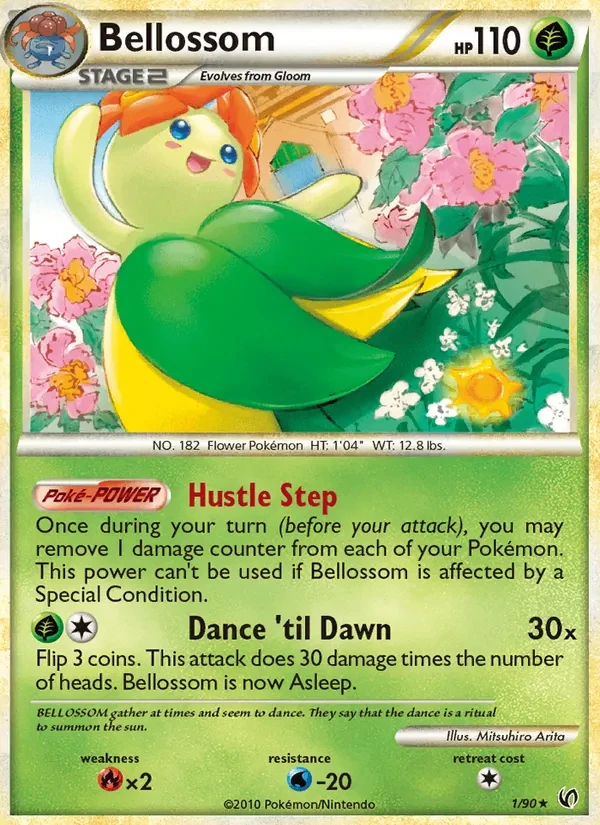 Bellossom 1/90 Undaunted Pokémon card