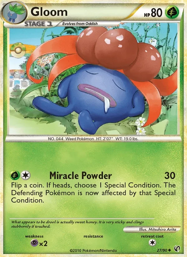 Gloom 27/90 Undaunted Pokémon Karte