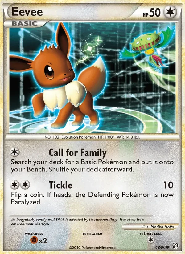 Carte Pokémon Eevee 48/90 Undaunted