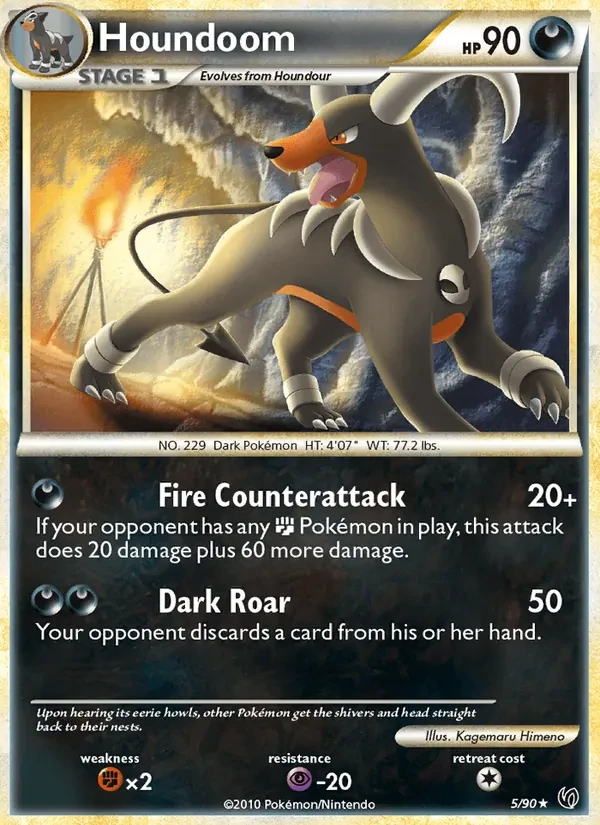 Carte Pokémon Houndoom 5/90 Undaunted