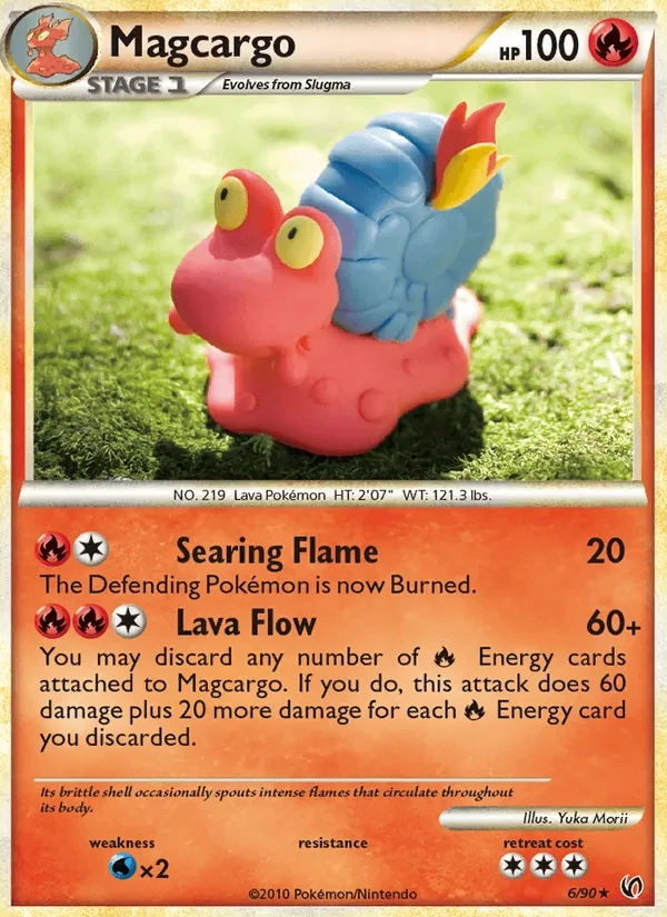 Magcargo 6/90 Undaunted Pokémon card