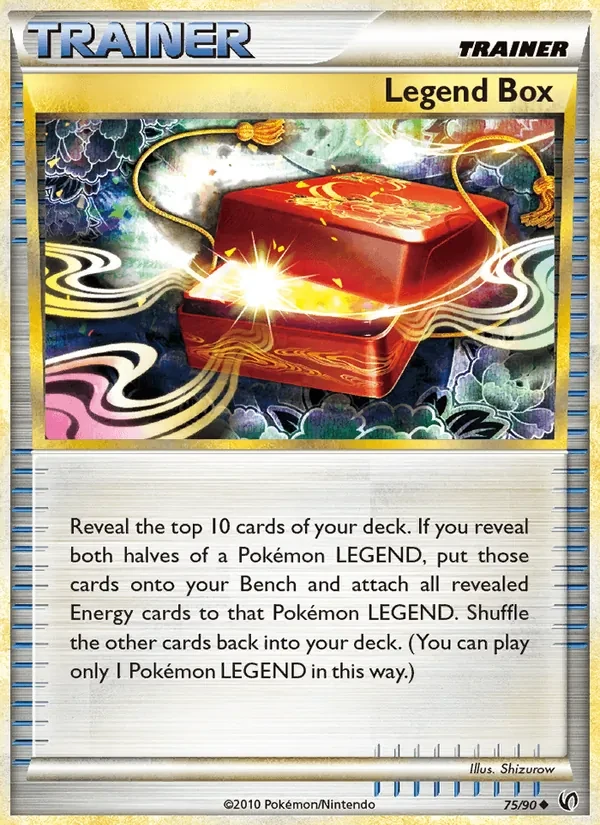 Legend Box 75/90 Undaunted Pokémon card