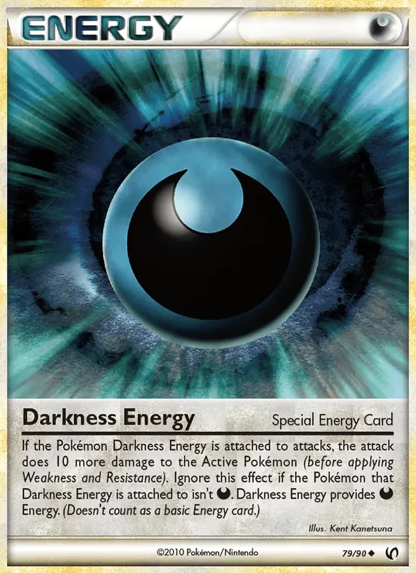Darkness Energy 79/90 Undaunted Pokémon Karte