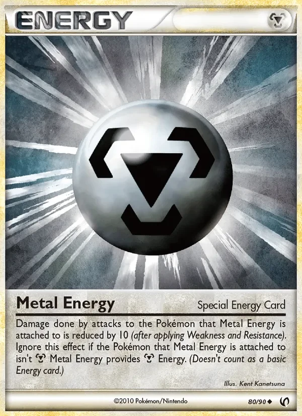 Metal Energy 80/90 Undaunted Pokémon card