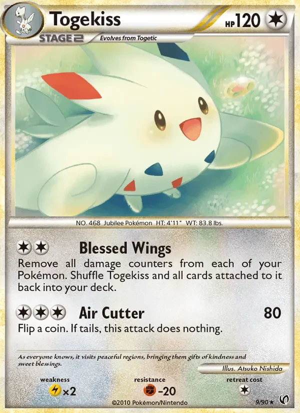 Togekiss 9/90 Undaunted Pokémon card