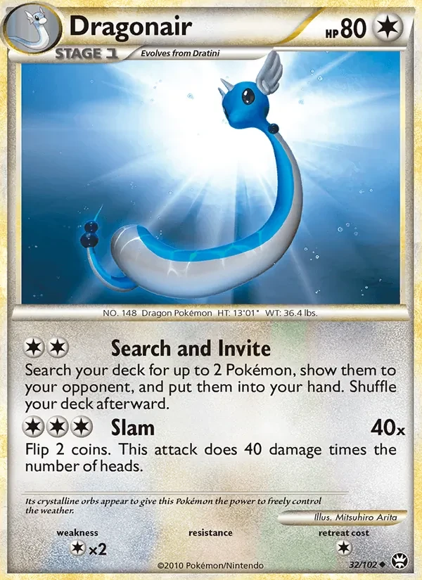 Dragonair 32/102 Triumphant Pokémon card