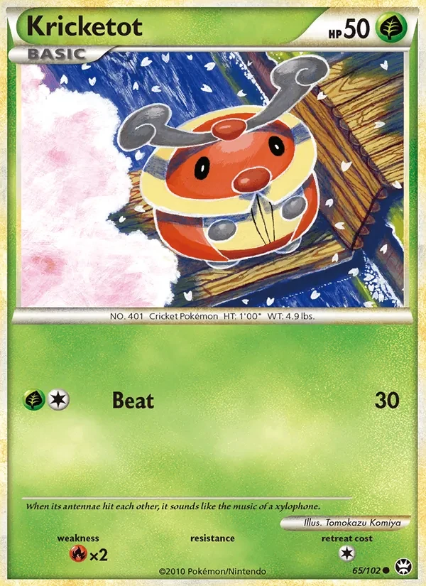 Kricketot 65/102 Triumphant Pokémon card