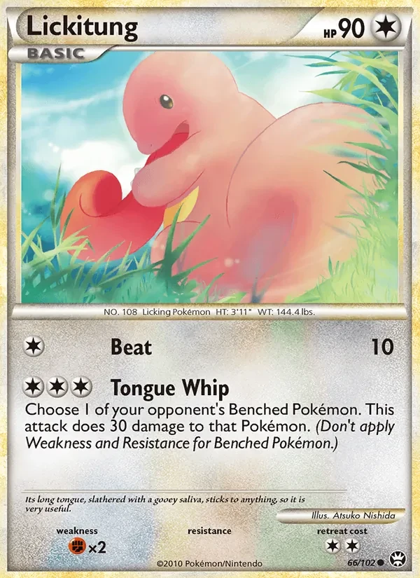 Lickitung 66/102 Triumphant Pokémon card