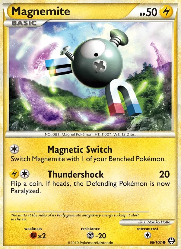 Magnemite 68/102 Triumphant Pokémon card